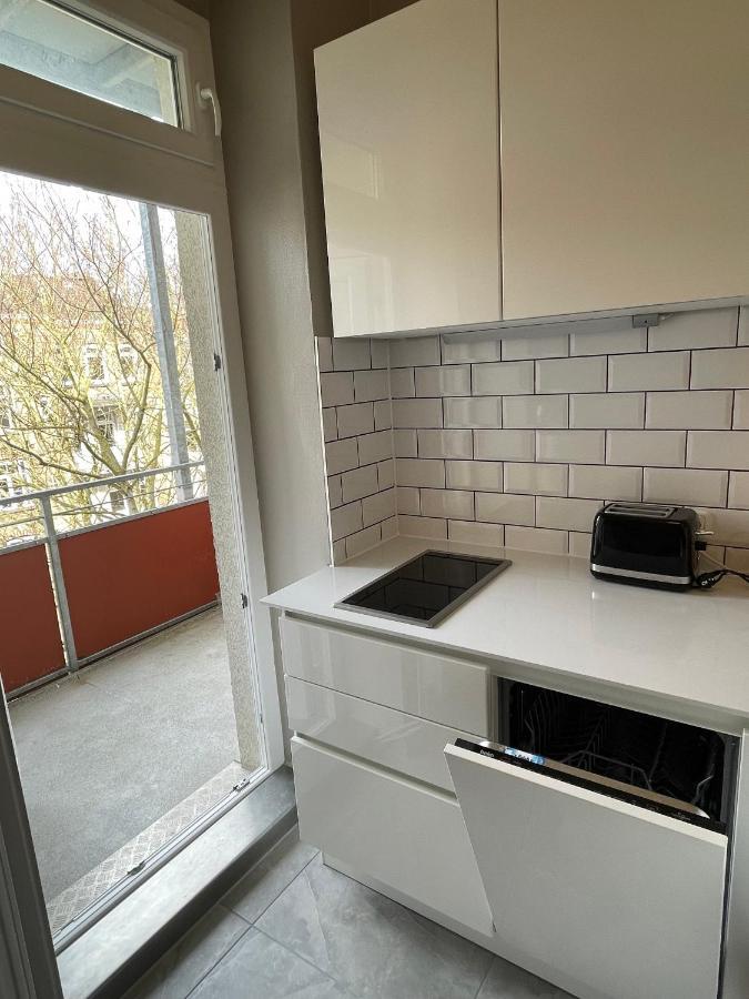 Altbaucharme Deluxe Mit Balkon In Zentraler Lage Apartment คีล ภายนอก รูปภาพ